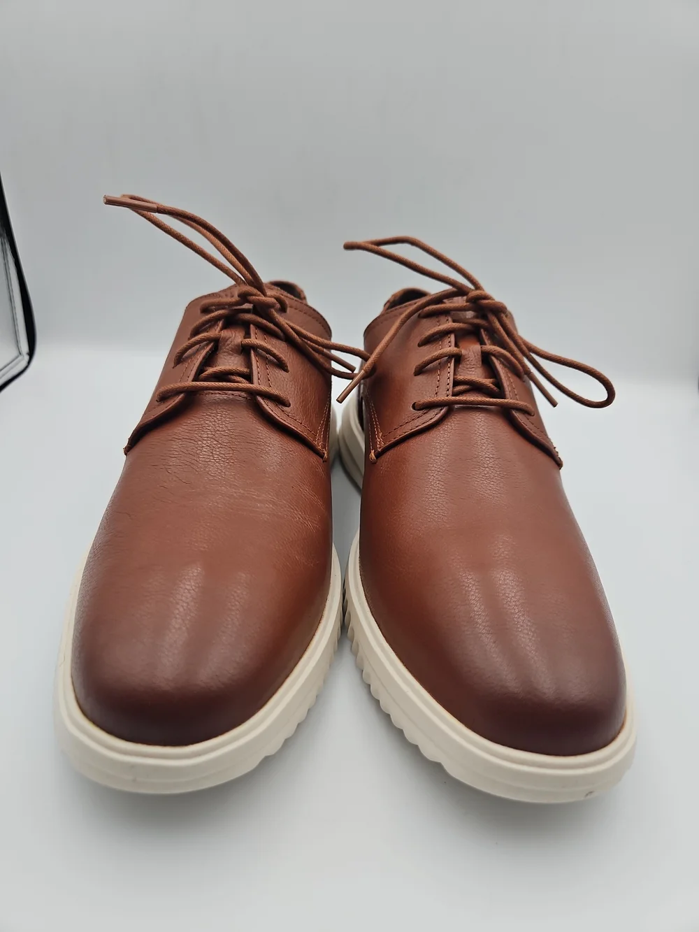 Cole Haan Men’s Brown Leather Lace-Up Sneakers